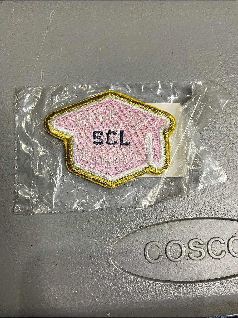 Stoney Clover Lane Back to School SCL School 1 patch Pink School Patch NWT